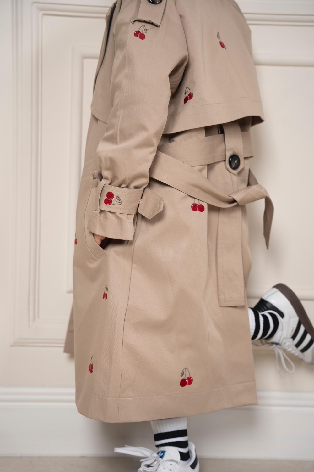 Cherries kids Trench - Image 2